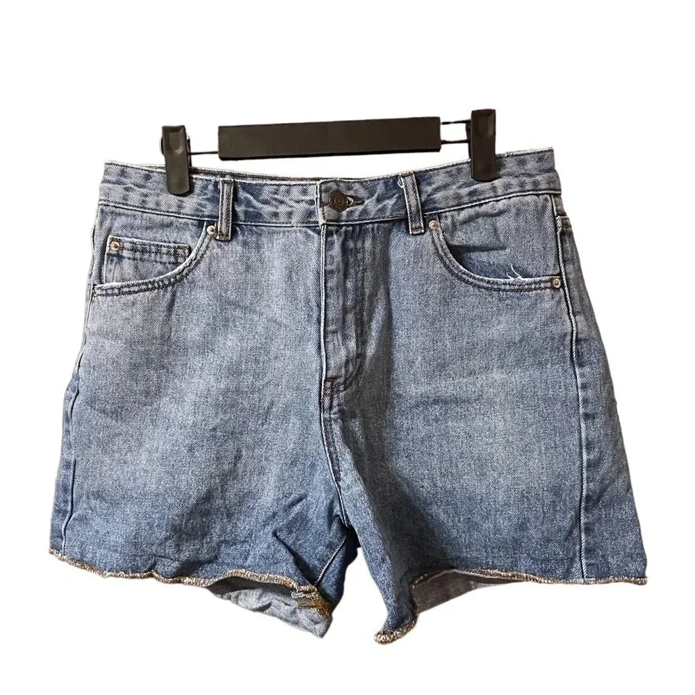 PULL&BEAR WOMENS DENIM SHORTS